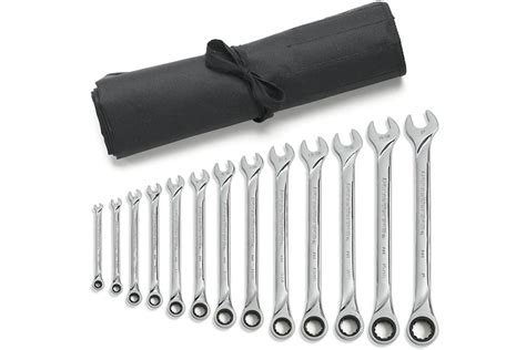 Gearwrench 85199r 13pc 72 Tooth 12 Point Xl Ratcheting Combination Sae