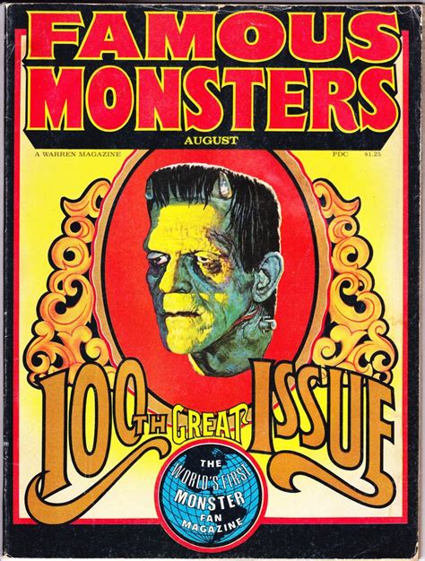 Famous Monsters Of Filmland Horror Magazine Warren Etsy In