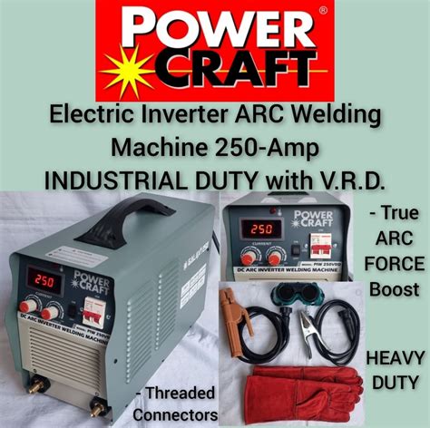 POWERCRAFT Electric Inverter ARC Welding Machine 250 With V R D