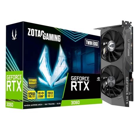 Placa De Vídeo Rtx 3060 Twin Edge Zotac Gaming Geforce 12gb Gddr6 15