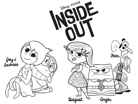 Inside Out Coloring Page Dp Coloring Kids