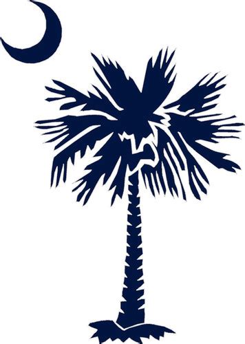 Palmetto Tree And Moon Decal Sticker California Skins