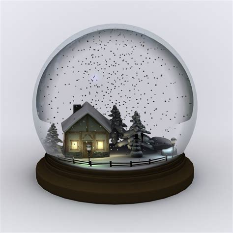 Snow Globe Snowglobe 3d 3ds