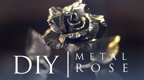How To Make A Metal Rose Without Welding And Forging Youtube
