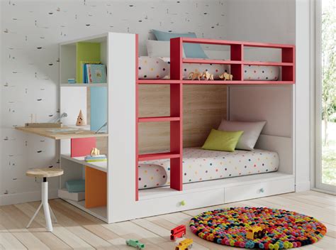 Perfetto per ogni tipo di camera, clicvk è un sistema salvaspazio che comprende due letti singoli a castello. LETTO A CASTELLO Flat | Letti a soppalco per bambini ...