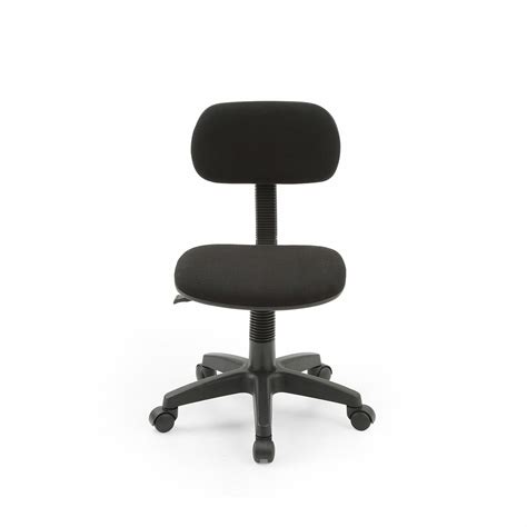 It's crafted from transparent polycarbonate, and it features a medallion backrest and a gently contoured. Armless Task Chair Classic Computer Desk Swivel Chair ...