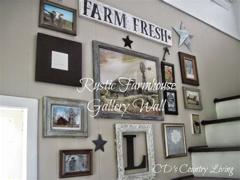 Rustic Farmhouse Gallery Wall - | Farmhouse gallery wall, Rustic ...