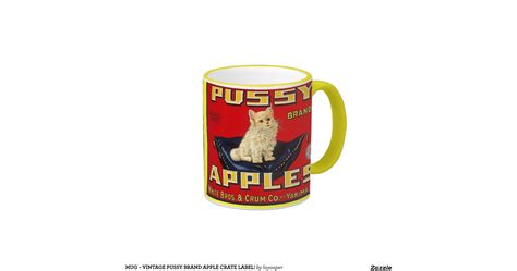 mug vintage pussy brand apple crate label rd5418cf89b26483788fede92c37f914e x7jlv 8byvr 1200