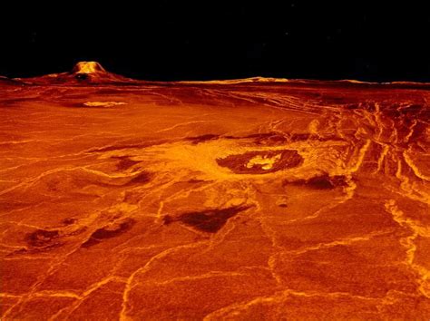 Meteorite Crater Cunitz On Venus