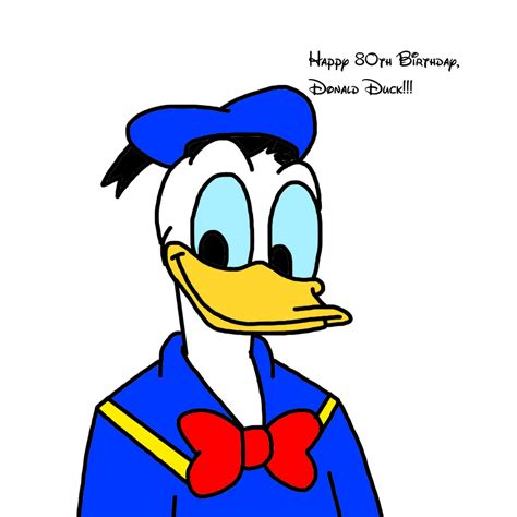 Happy Birthday Donald Duck By Mega Shonen One 64 On Deviantart