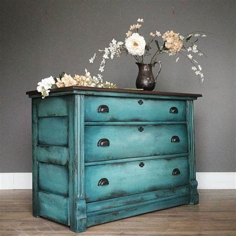 Find distressed colored furniture here 30+ Awesome Distressed Furniture Ideas | Blue distressed ...
