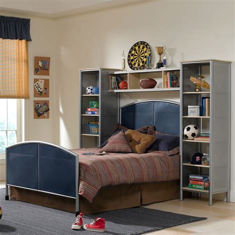 universal youth wall storage bedroom collection kids bookcase beds