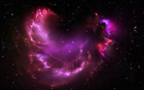 Glow Nebula Stars Space Galaxy Universe Sky Ufo Wallpaper 3840x2400