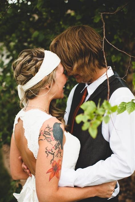 Tattooed Bride Michael Liedtke Photography Brides With Tattoos