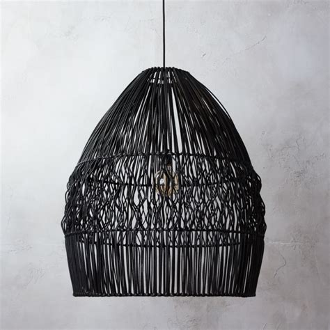 Shop wayfair.ca for the best wicker basket pendant light. archer black pendant light + Reviews | CB2