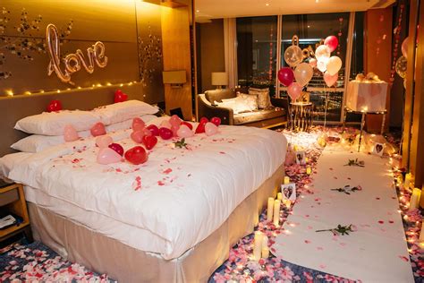 Romantic Hotel Room Decoration Ideas For Him Surprise Birthday Hotel