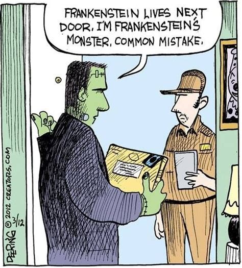 Frankenstein Vs Frankensteins Monster Lol Nerd Humor Teacher Humor