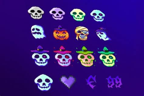 Halloween Emotes And Badges Stream Skins