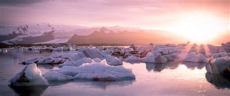 Online Crop White Ice Lands Ultra Wide Photography Nature Hd