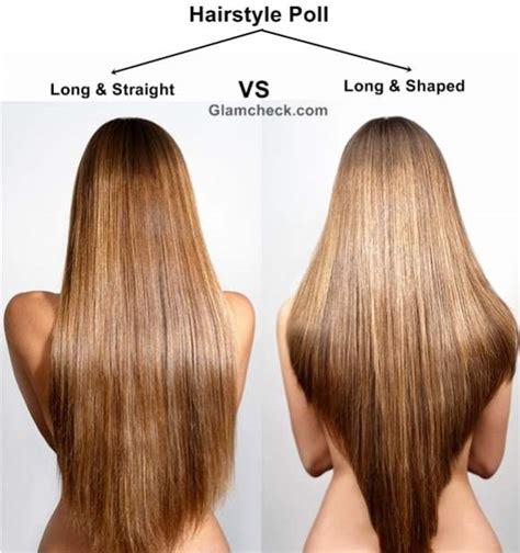 This haircut for short hair shaped haircut with layers is the prime choice for people. Hairstyle Poll - Long and Straight vs Long and Shaped