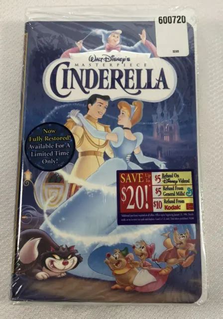 Walt Disney Masterpiece Cinderella Vhs Rare Vhs Tapes My Xxx Hot Girl