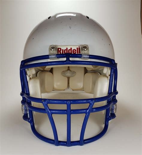 Large White Riddell Revo Football Helmet Budget Sports