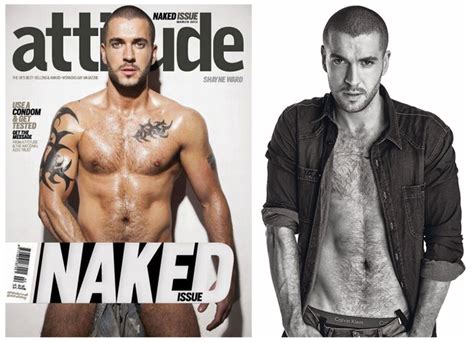 MEN S BOOKMARK Shayne Ward For Attitude Magazine Naked Issue March