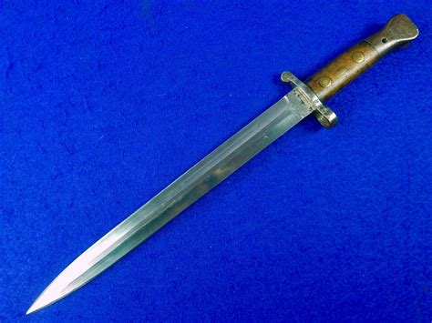 British English Antique Old Ww1 Bayonet Fighting Knife Antique