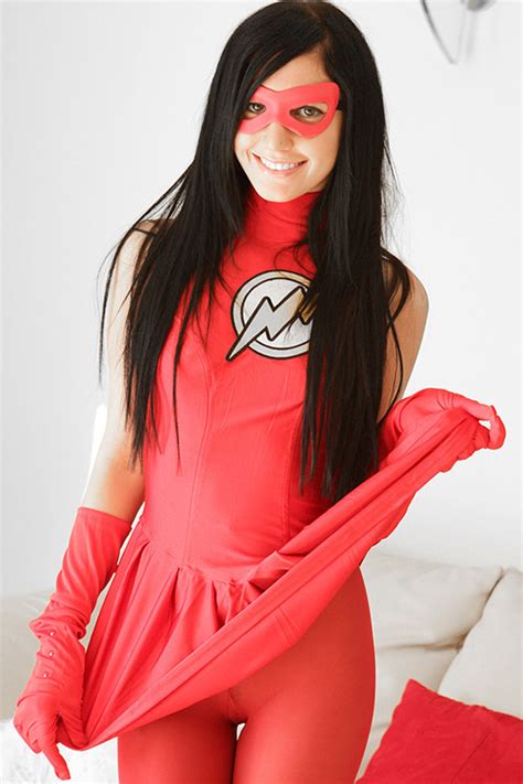 Catie Minx Flash Cosplay Nips