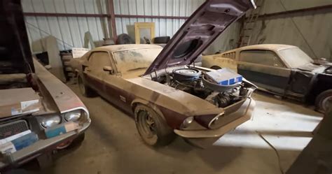 Incredibly Rare Muscle Cars Found Abandoned In A Warehouse Is Beyond