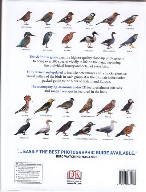 Rspb Complete Birds Of Britain And Europe By Hume Rob 9781409335078