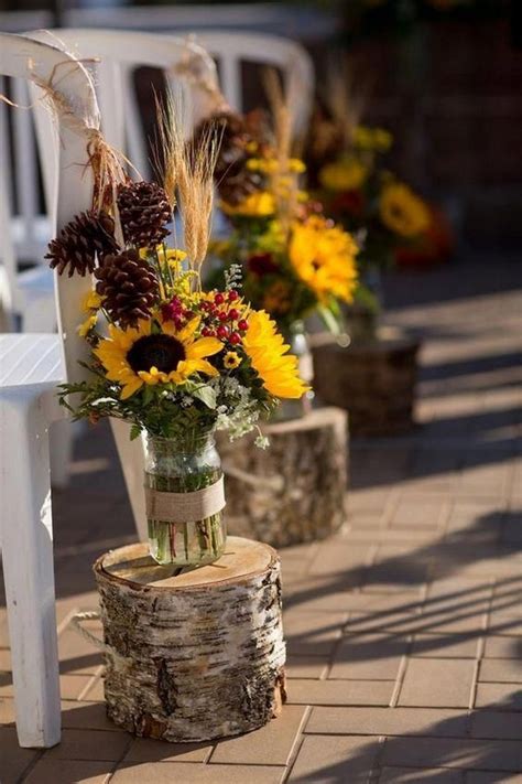 Wedding bouquets for outdoor wedding. 40 Sunflower Wedding Ideas for a Rustic Summer Wedding ...