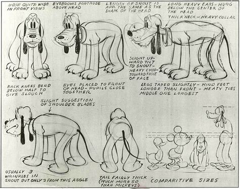 Cartoon Concept Design Disney Model Sheets