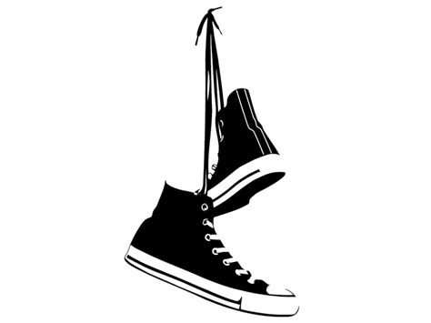 Sneakers Hanging By Laces Png Images Santiago Garcia 1300 Oil