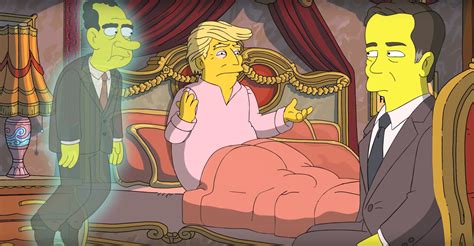 The Simpsons Ghost Of Nixon Thanks Donald Trump In Comedy Short Now Im Now The 44th Best