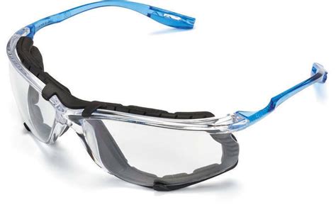 3m virtua ccs safety glasses with blue temples