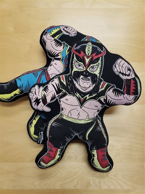 Custom Wrestler Illustration Throw Pillow Ultimo Dragon Etsy