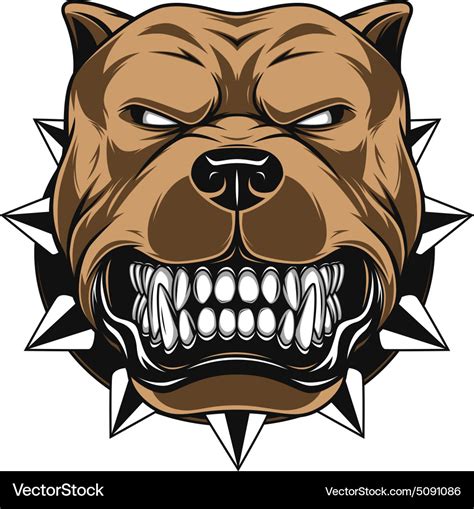 Angry Dog Royalty Free Vector Image Vectorstock