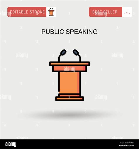 Public Speech Stock Vector Images Alamy