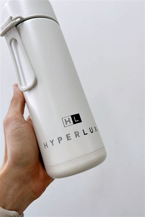 Hyperluxe X Frank Green Ceramic Reusable Bottle 20oz Regular Cloud Hyperluxe Activewear