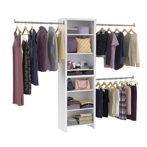 Closetmaid Impressions Standard 60 In W 120 In W White Wood Closet