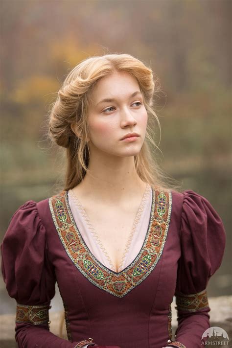 Medieval Cotton Fantasy Dress Princess In Exile Long Dress Etsy