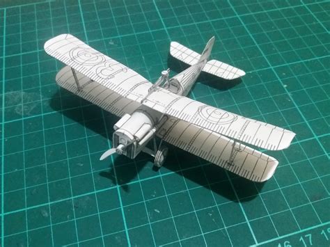 172 Royal Aircraft Factory Se5 Lthj Burden Paper Model Ecardmodels