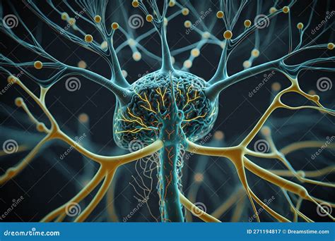 The Brains Intricate Network of Neurons and Synapses Generative AI