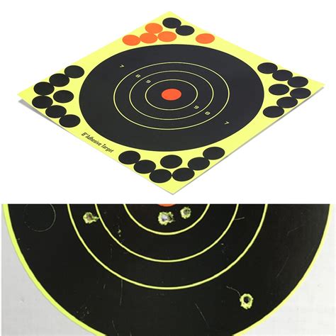 8 Inch 5pcs Splatterburst Targets Adhesive Target Stickers Hunting Shooting Bow And Arrow