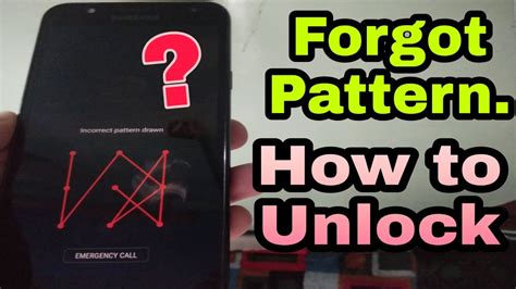 Forgot Pattern How To Unlock Phone Now Youtube
