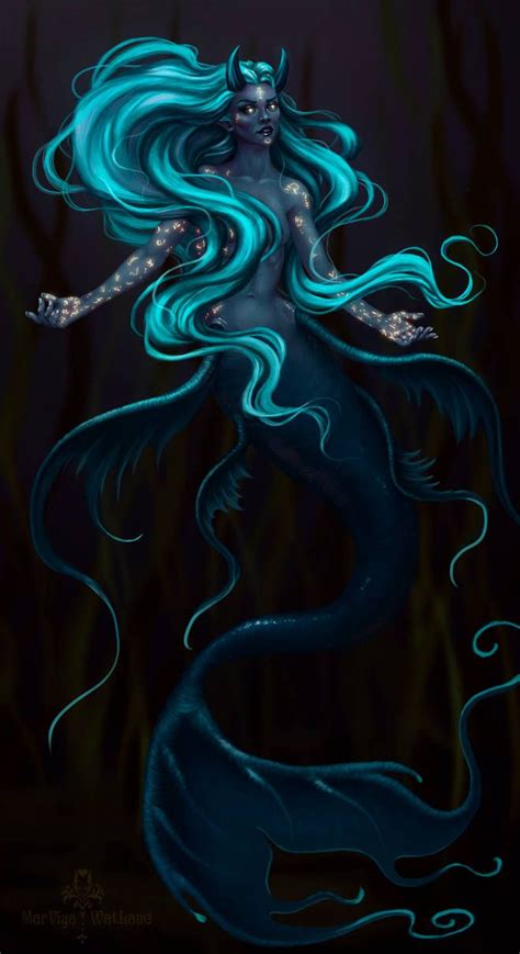 Dark Mermaid Necromancer By Abigoronelove Arte De Sirenas Sirena En