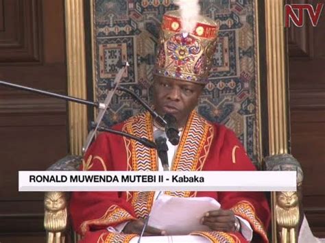 Das reich buganda wird traditionell durch zwei könige regiert: Kabaka mwenyamivvu olw'ettemu erisusse - YouTube