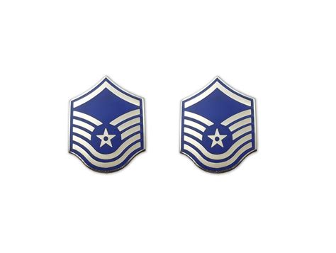 Us Air Force Senior Master Sergeant Insignia Pin Pair 2 Pcs