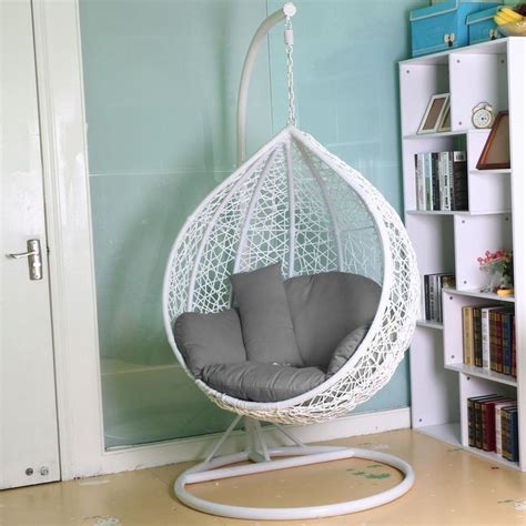 Bedroom swings in blue room. 41 Modern Hanging Swing Chair Stand Indoor Decor ...